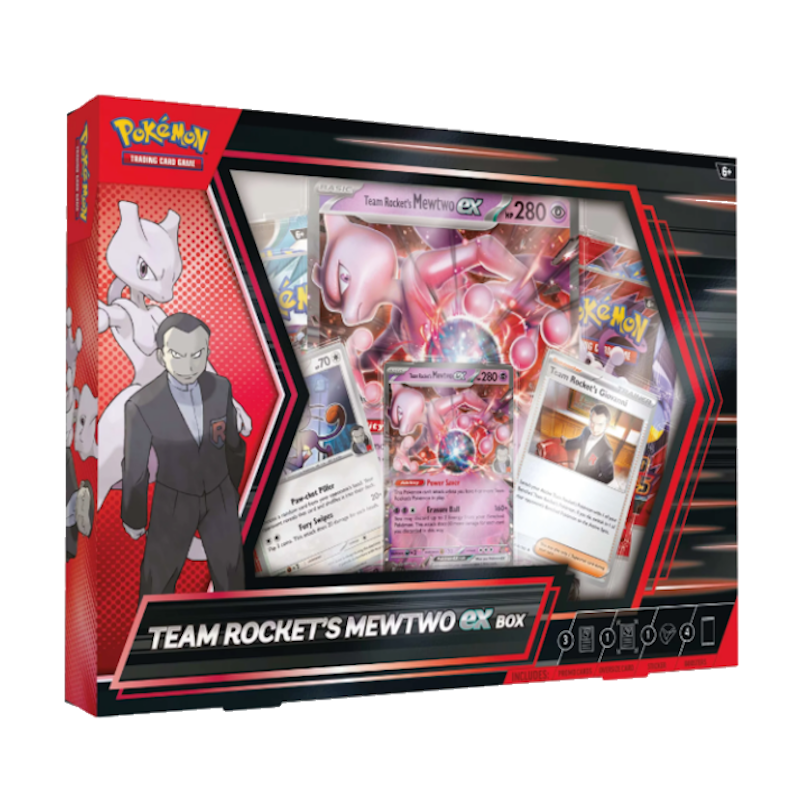 Pokémon Team Rocket's Mewtwo ex Box