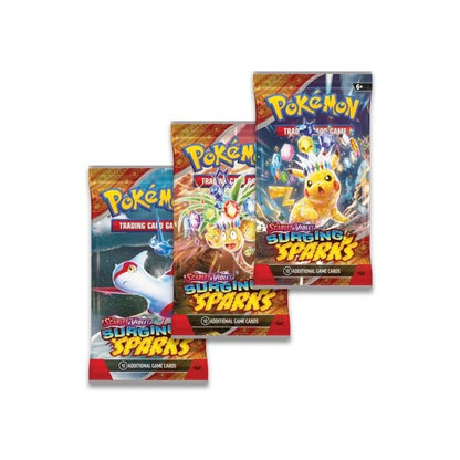 Pokémon Surging Sparks 3-Pack Blister Zapdos