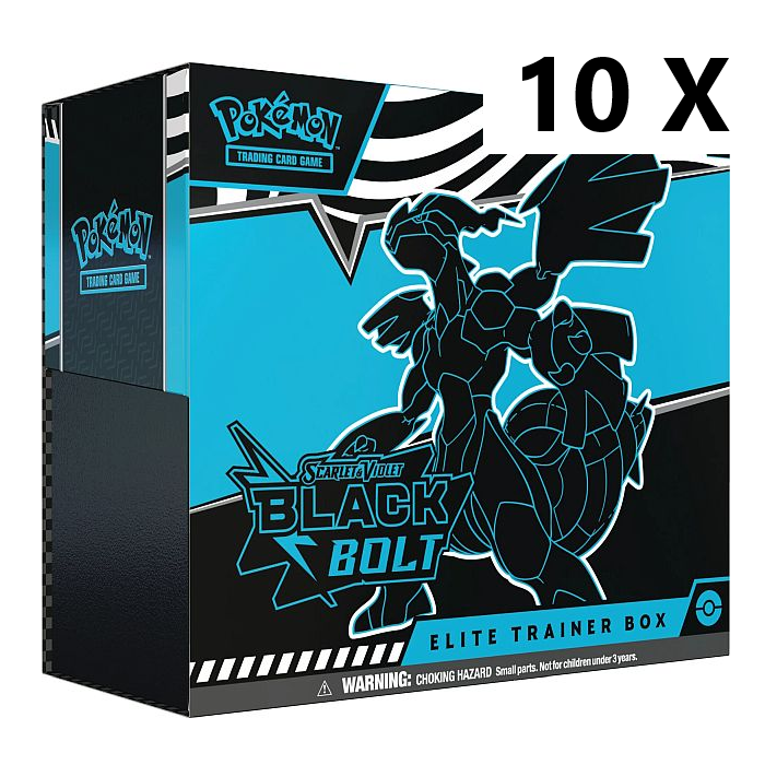 [Preorder] Pokémon Black Bolt Elite Trainer Box Case