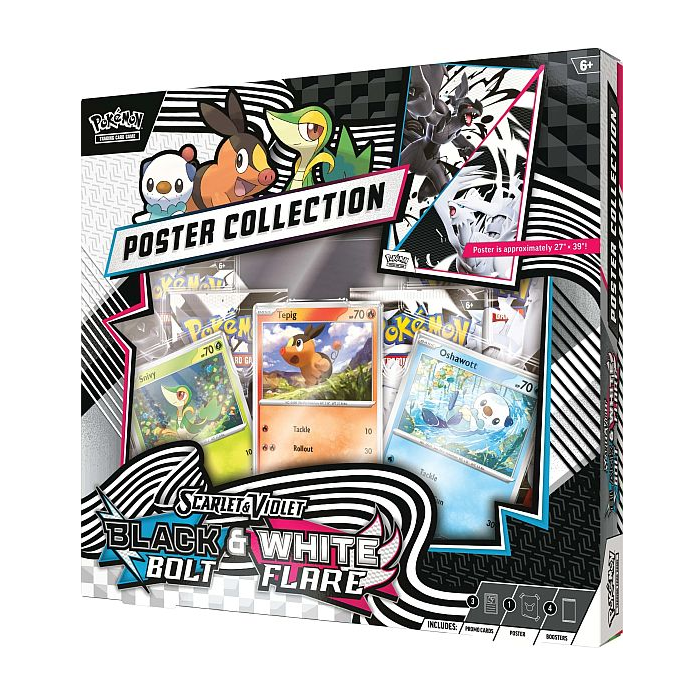 [Preorder] Pokémon white Flare &amp; Black Bolt Poster Collection